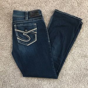 Silver Suki Mid Slim Bootcut Jeans